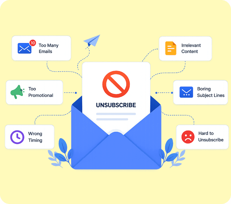 Reasons Why Subscribers Unsubscribe From Your Email List