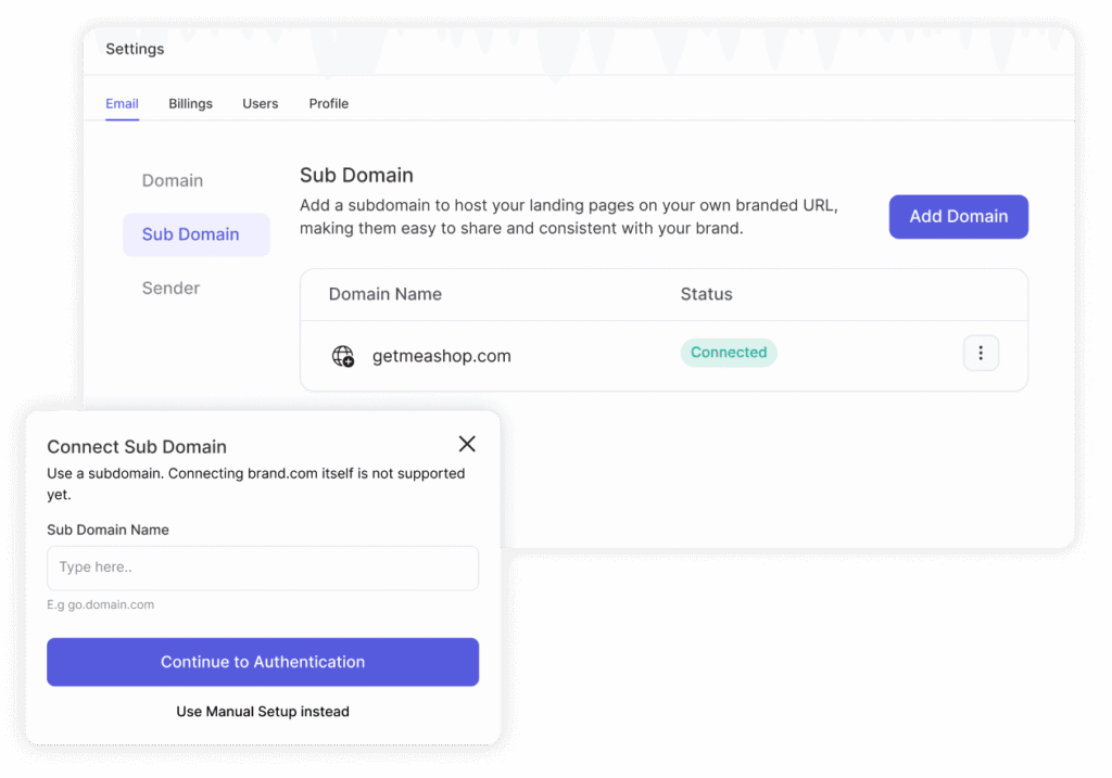 Connect Domain